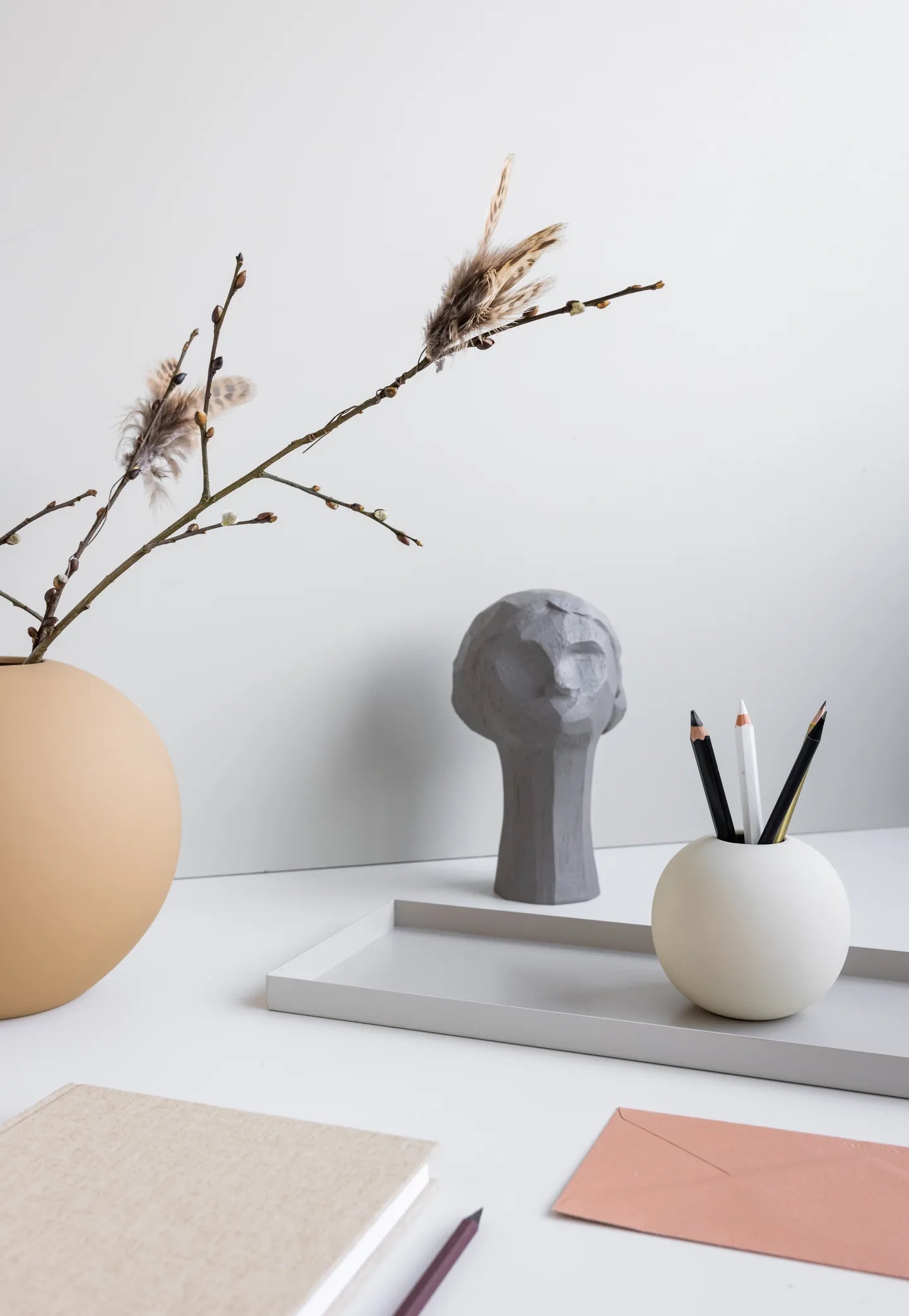 Handgefertigte Kugel-Vase Ball 10cm
