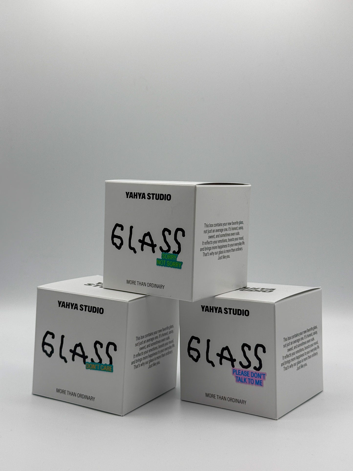 Statement Designer Glas - diverse Designs